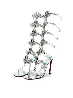Christian Louboutin Sea Warrior 100 Marvel Collaboration Knee High Sandals 38.5